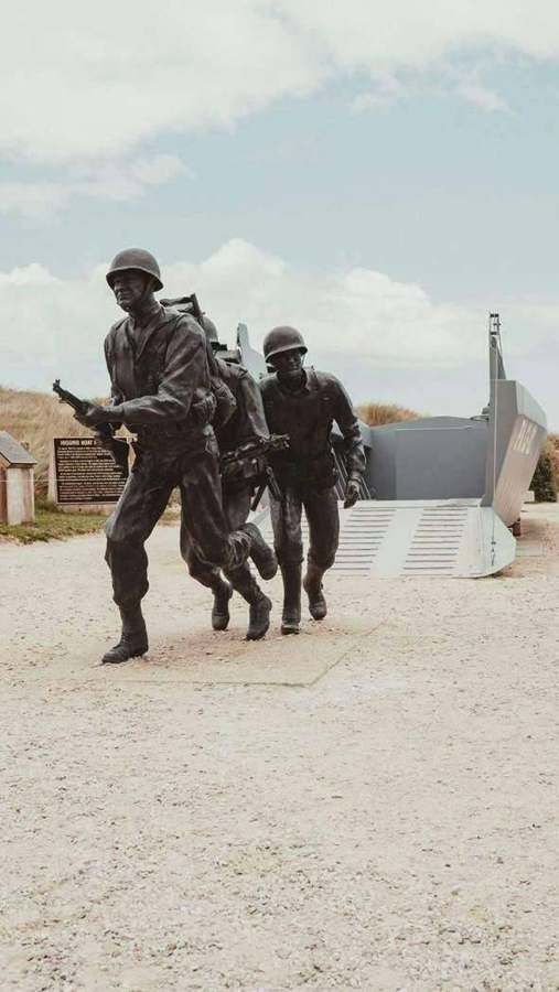 Jonathan guiding guests in Normandy